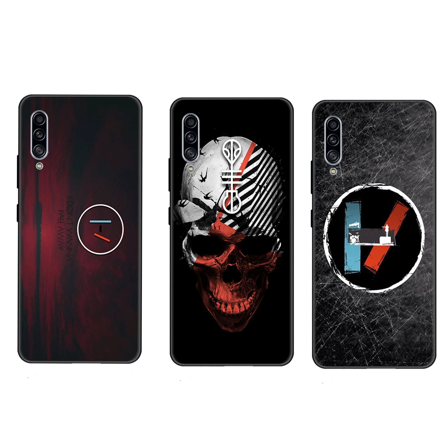 Силиконовый черный чехол Twenty One Pilots для Samsung Galaxy S6 S7 Edge S8 S9 S10 S20 Plus Lite S10E Ultra |