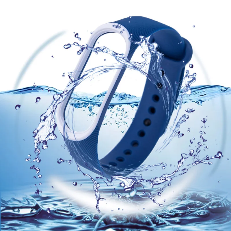 Цветной двойной цветной сменный мужской t браслет ремешок для mi band 3 Женский