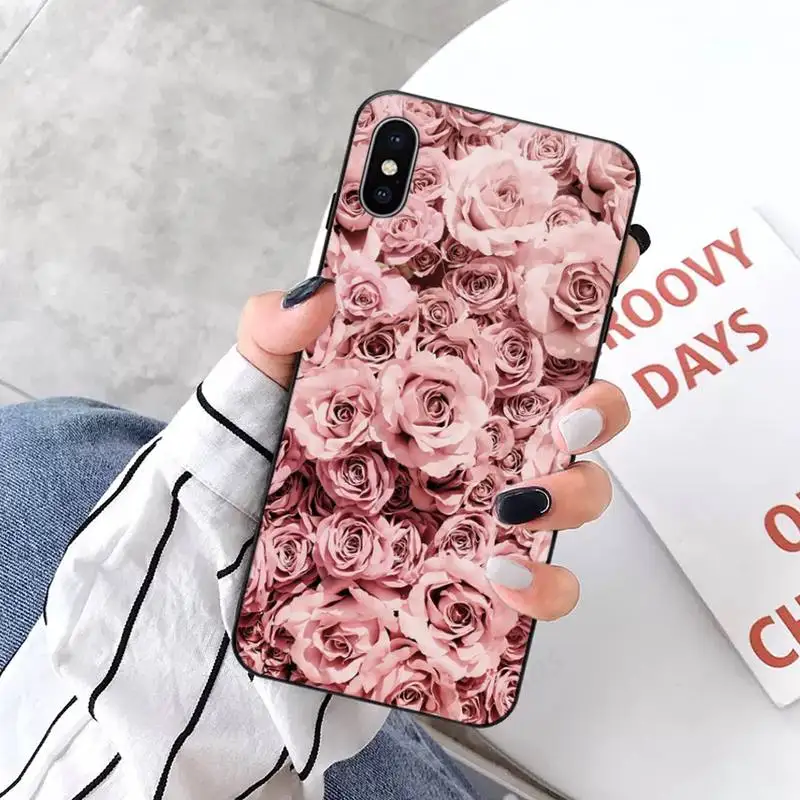 

Retro cartoon artistic flower Phone Case for iPhone 11 12 pro XS MAX 8 7 6 6S Plus X 5S SE 2020 XR mini