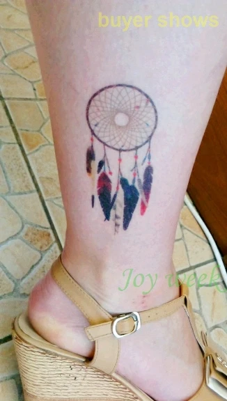 Водонепроницаемая Временная тату наклейка боди арт Ловец снов наклейки флэш