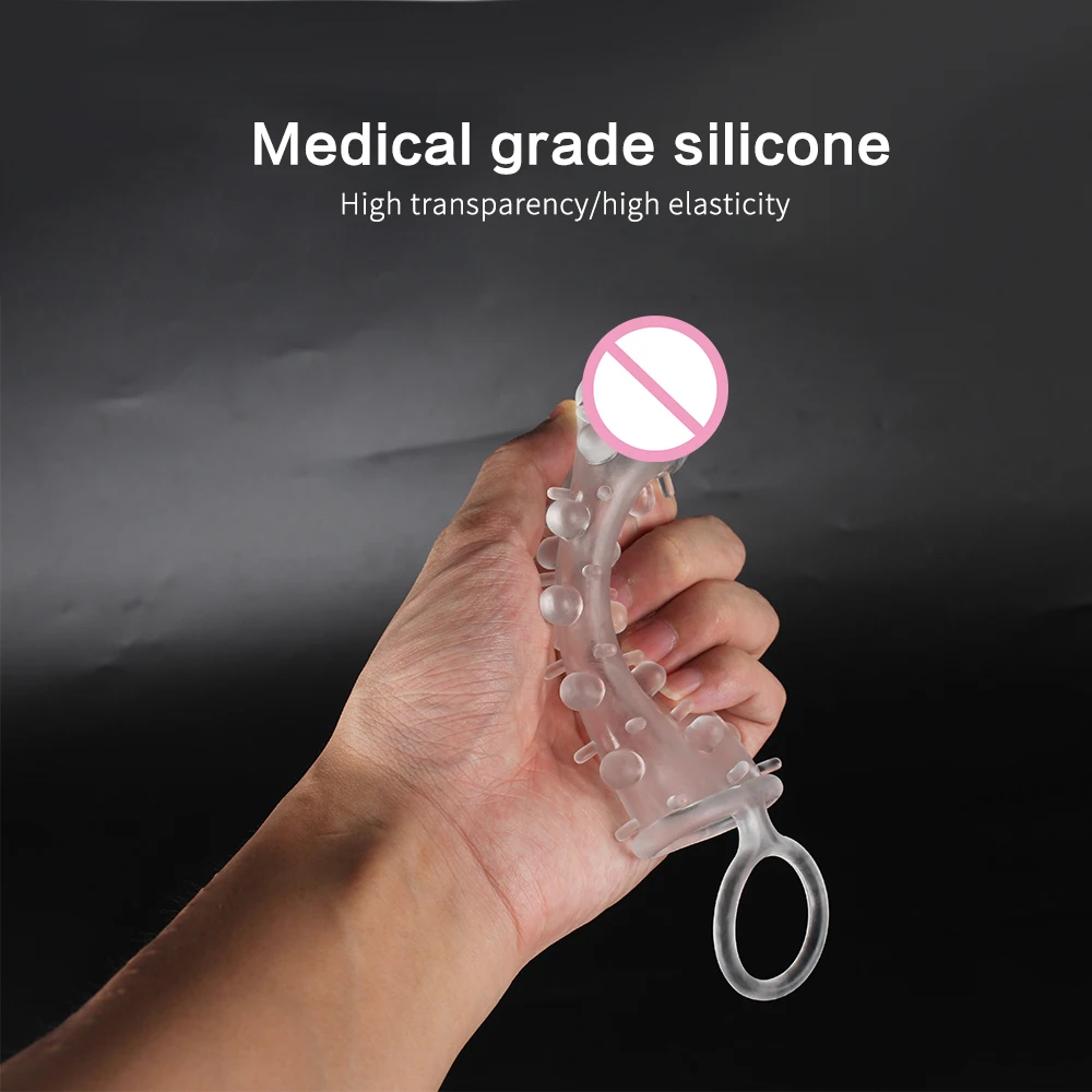 Удлинитель для пениса рукав растяжки шариков кольцо мошонки задержка эякуляции