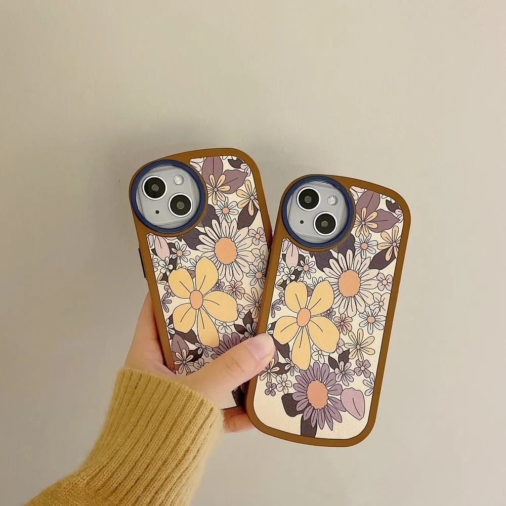 

Противоскользящий чехол с цветами для iPhone 13Promax 13 11 12 11Promax 12Promax X XR XSMAX, противоударный мягкий чехол