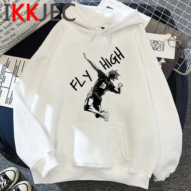 Толстовка Haikyuu мужская с забавным мультяшным уличная одежда японскими