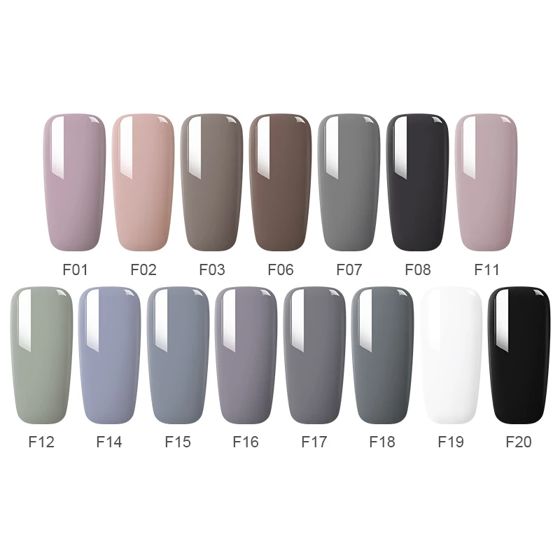 MAD DOLL 8 мл серая серия Цветной Гель-лак карамель отмачиваемый УФ-гель Светодиодная