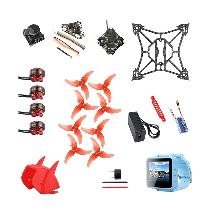 T100 100 мм Колесная база Крытый FPV гоночный Дрон с/Crazybee F4 PRO V3.0 Контроллер полета Frsky приемник FPV часы 7000kv мотор