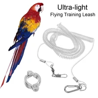 parrot bird flying training leash ultra light flexible rope anti bite leg ring harness outdoor macaw cockatiel starling