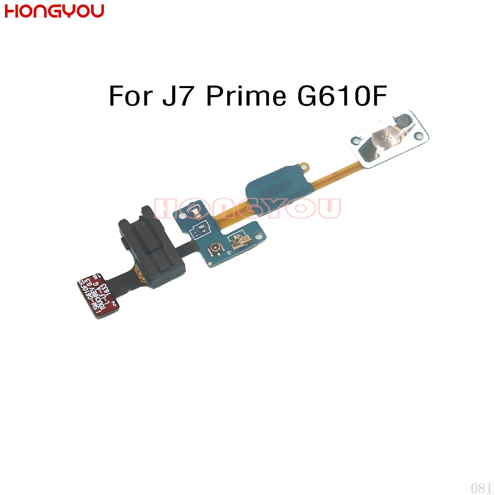 10 шт./лот для samsung Galaxy J7 Prime G610F Кнопка возврата ключа сенсор + наушники аудио разъем