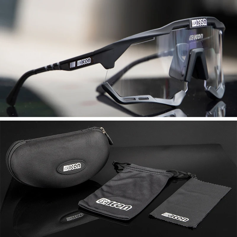 

Kapvoe Photochromic Men Women Outdoor Cycling Goggles Sport MTB Road Bike Bicycle Sunglasses Running Fishing Motocross Eyewear