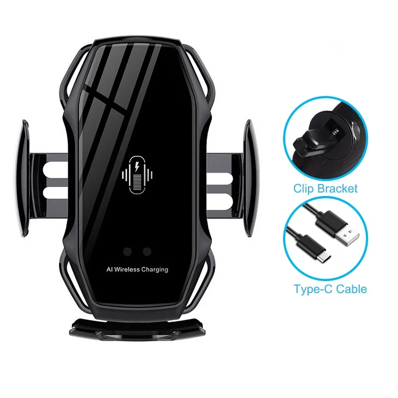 

A5 AI Smart Sensor Car Phone Holder Wireless Fast Charger For Smart Phones Car Accessories High-quality Holder For Phone