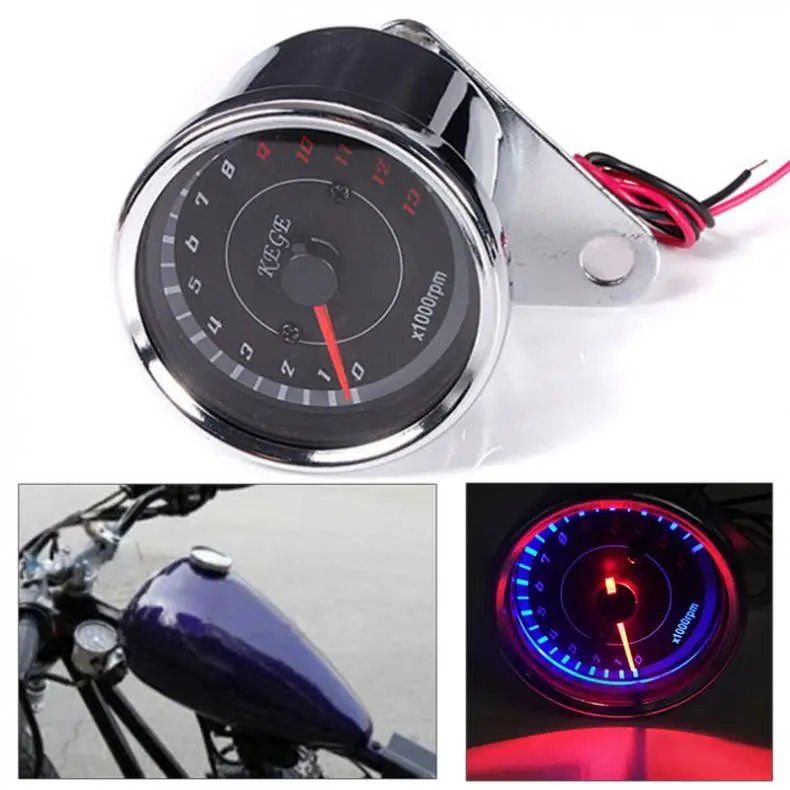 Мотоцикл Спидометр Тахометр одометр счетчик оборотов 0-13000 об/мин аксессуары для