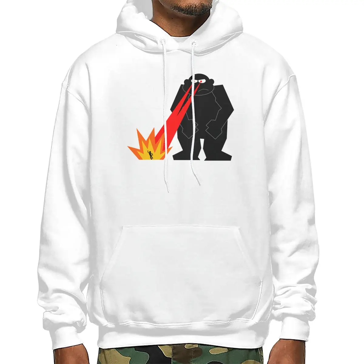 

Мужская толстовка с капюшоном и принтом, TX6462