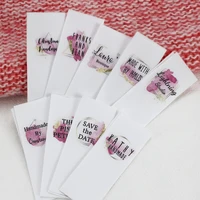custom clothing label personalized brand organic cotton webbing tags logo or text sewing washable cream label5263