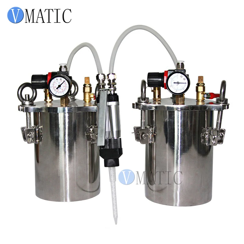 VMATIC ручная установка для распыления жидкого клея пистолет с резервуаром подачи