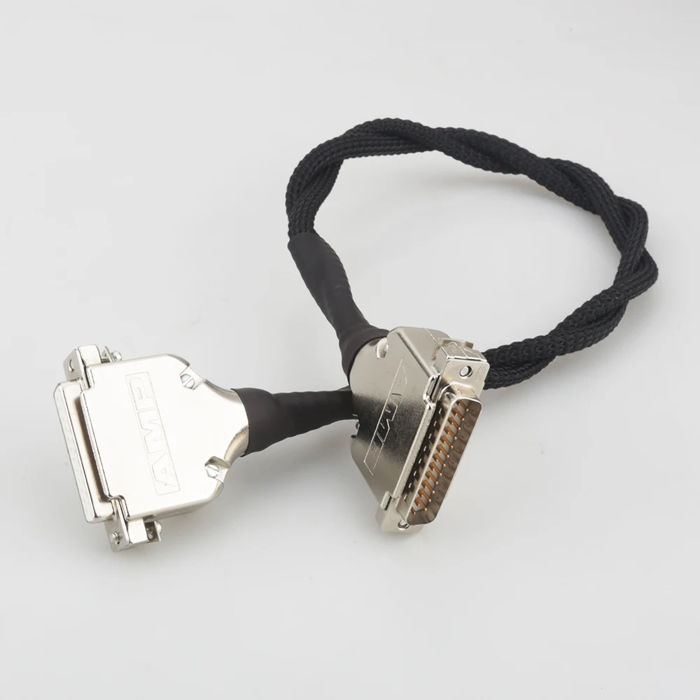 Кабель Hi-Fi посеребренный DB-25 25Pin штекер-гнездо M/F параллельный LPT кабель DB25-DB25 для