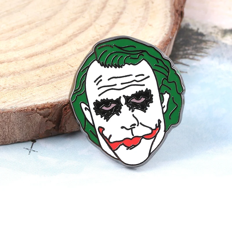 DC JOKER эмалированные булавки фильм ужасов Стивен Кинг это мы все плаваем здесь Pennywise значок брошь для женщин мужчин ювелирные изделия