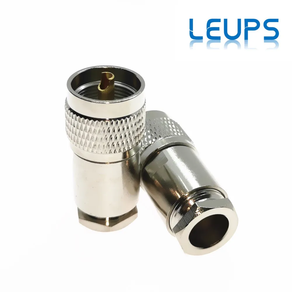 2 шт. коннектор UHF Male PL259 RG8 RG165 RG214 LMR400 50 7 кабель RF|connector pl259|connector maleconnector uhf |
