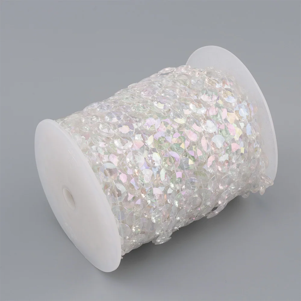 Восьмиугольные Хрустальные акриловые бусины 30 м украшения для свадебной