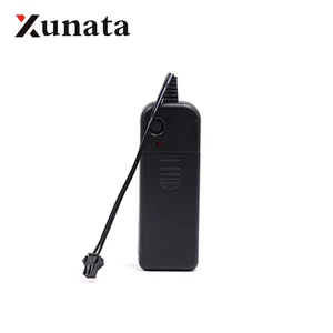 Чехол для аккумулятора 3 в, инвертор для 1 м, 3 м, 5 м, гибкая светодиодная светящаяся EL Проводная лента 2 АА