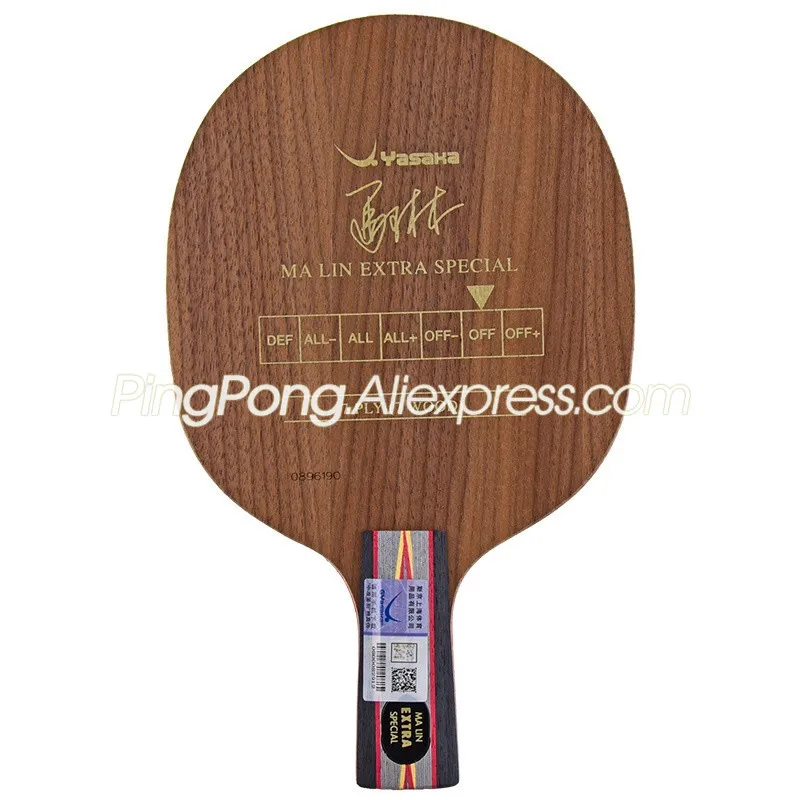 Специальное лезвие для настольного тенниса YASAKA MA LIN 7 ply Wood OFF оригинальная ракетка