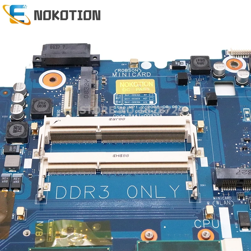 NOKOTION BA92-04930B для Samsung BA92-04930A R710 geneva2 _ EXT DDR3 NP-R710 9600M PM45 free cpu |
