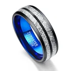 Модное Трендовое повседневное Простое спортивное 2020 титановое стальное серебристое синее кольцо для мужчин и женщин, ювелирные изделия, кольца без ржавчины, 100%