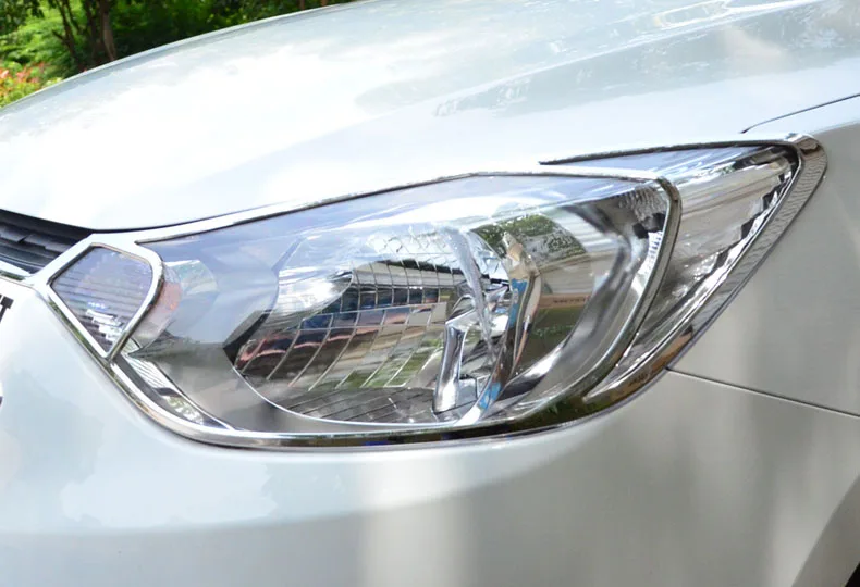2 шт для Chevrolet sail 3 2015 2017 передний абажур фара декоративная крышка задний фонарь