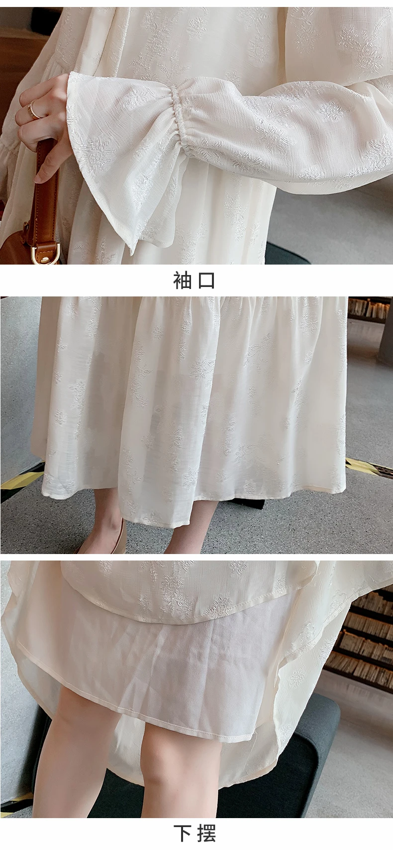 Весна 2020 корейская мода для беременных макси длинное платье размера плюс