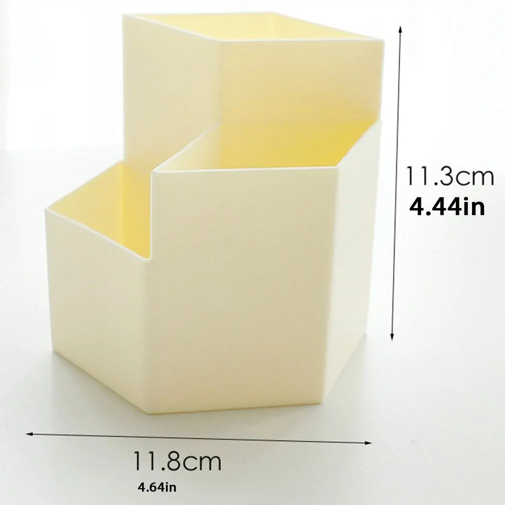 

Home Office Hexagonal Pen Pencil Holder Cute Pen Storage Cosmetic Makeup Storage Box Drawer Desk Organizer Accessories