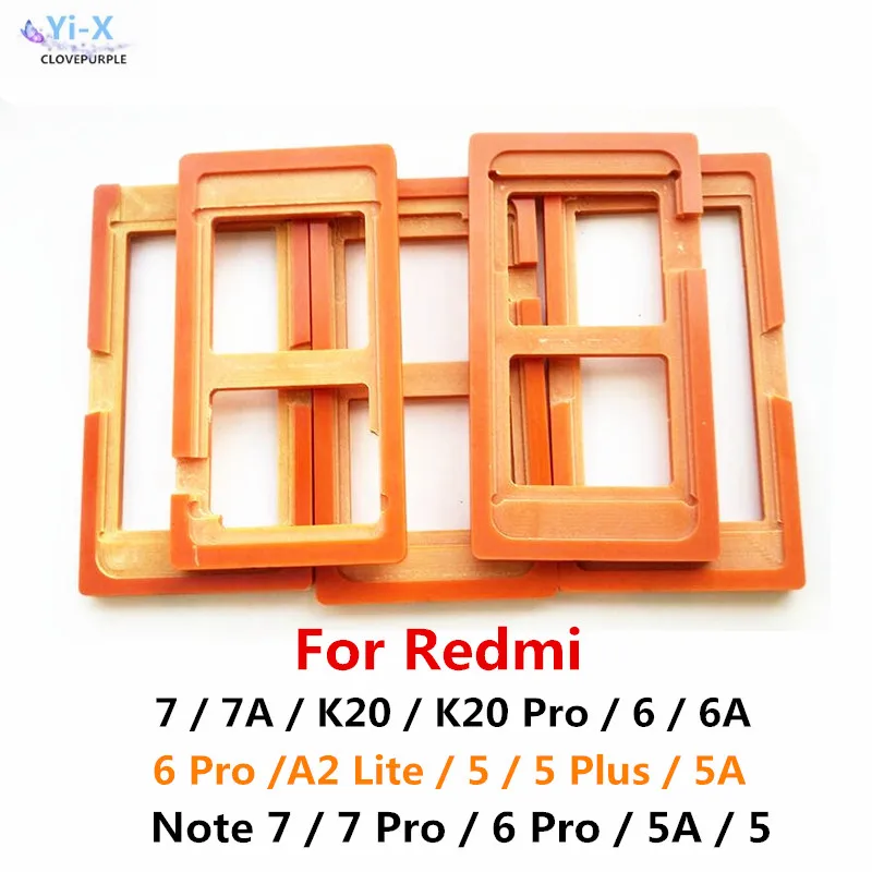 

Клеевая форма для XIaomi Redmi K20 7 7A 6 6A Pro 5 5A Plus Note 7 6 Pro Y1 A2 Lite держатель для ЖК-экрана из стекла