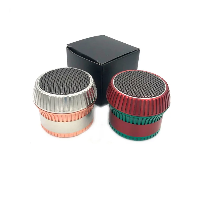 

Hot Sale 63MM 4-Layer Vertical Stripes Tobacco Grinder Zinc Alloy Metal Herb Grinder