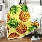 Тропические фотообои для кровати толстое покрывало из овечьей шерсти на кровать диван плед одеяло из аниме флиса зимнее Флисовое одеяло