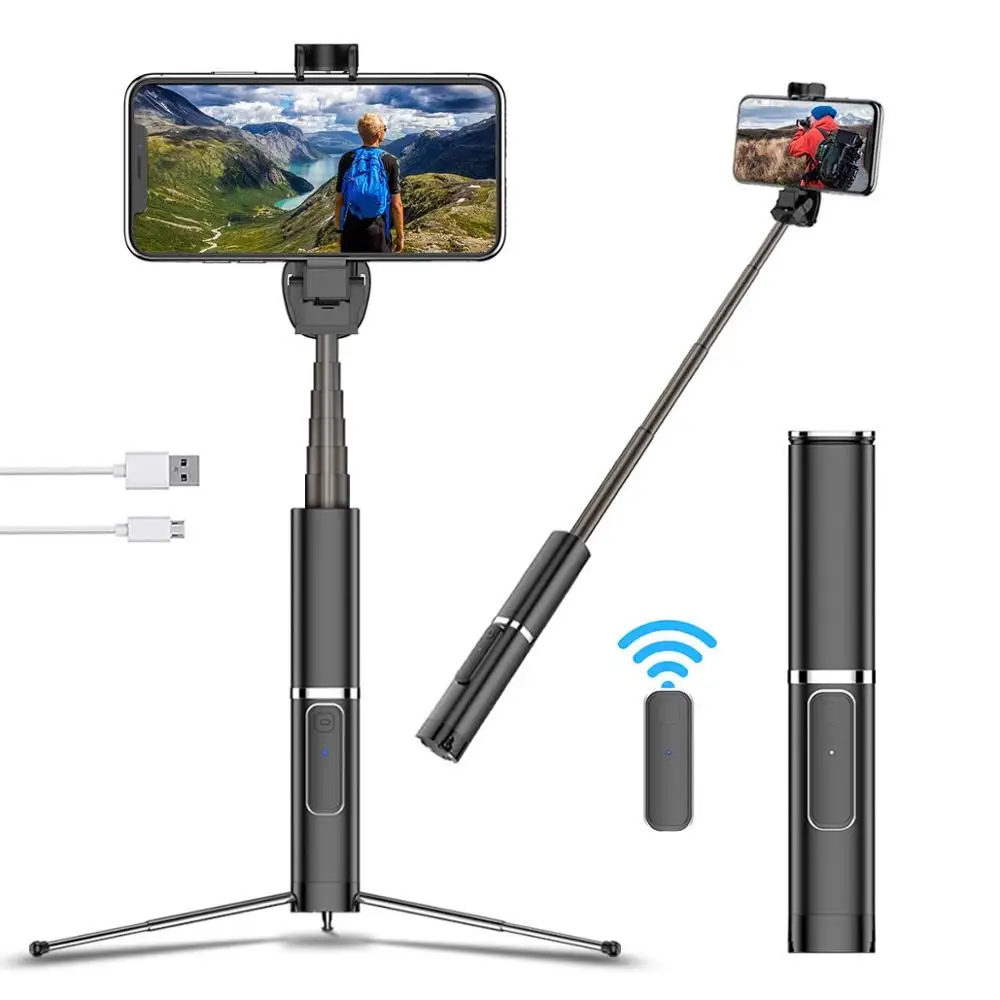 Портативный интегрированный штатив селфи палка скрытый телефон кронштейн Bluetooth