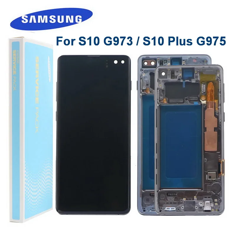 

Оригинальный дисплей для SAMSUNG Galaxy S10e G970 LCD S10 G973 G973F S10 + S10 Plus G9750 дисплей сенсорный экран дигитайзер + мертвые пиксели