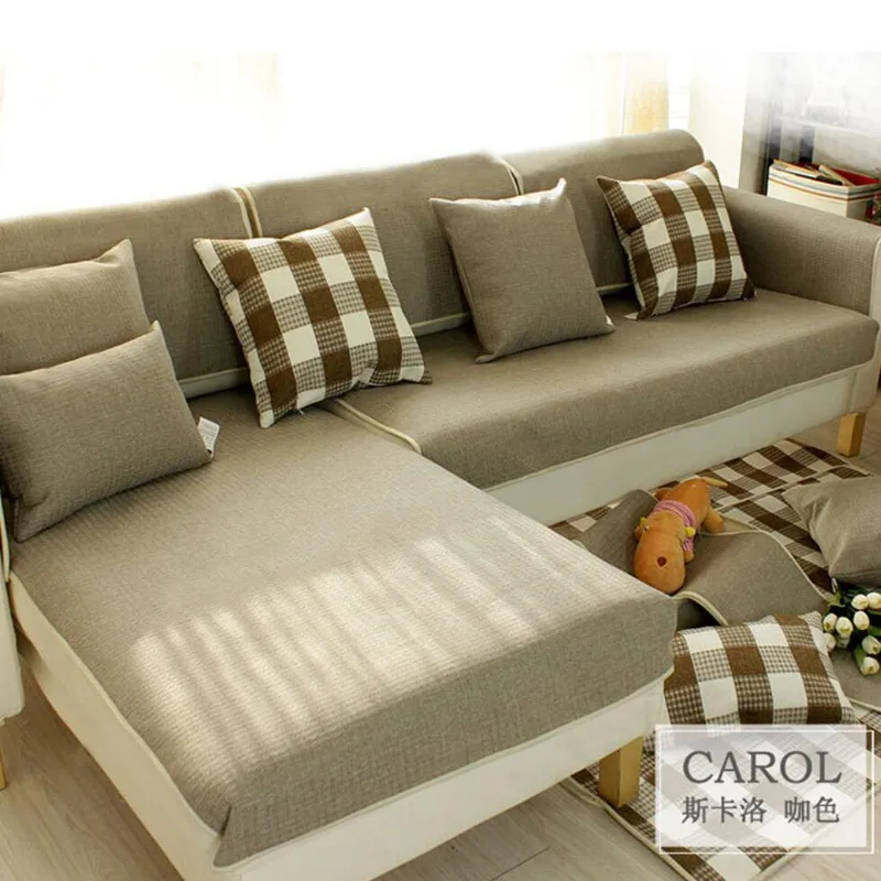 1 шт. Новый пасторальный клетчатый шикарный угловой чехол для дивана подлокотник