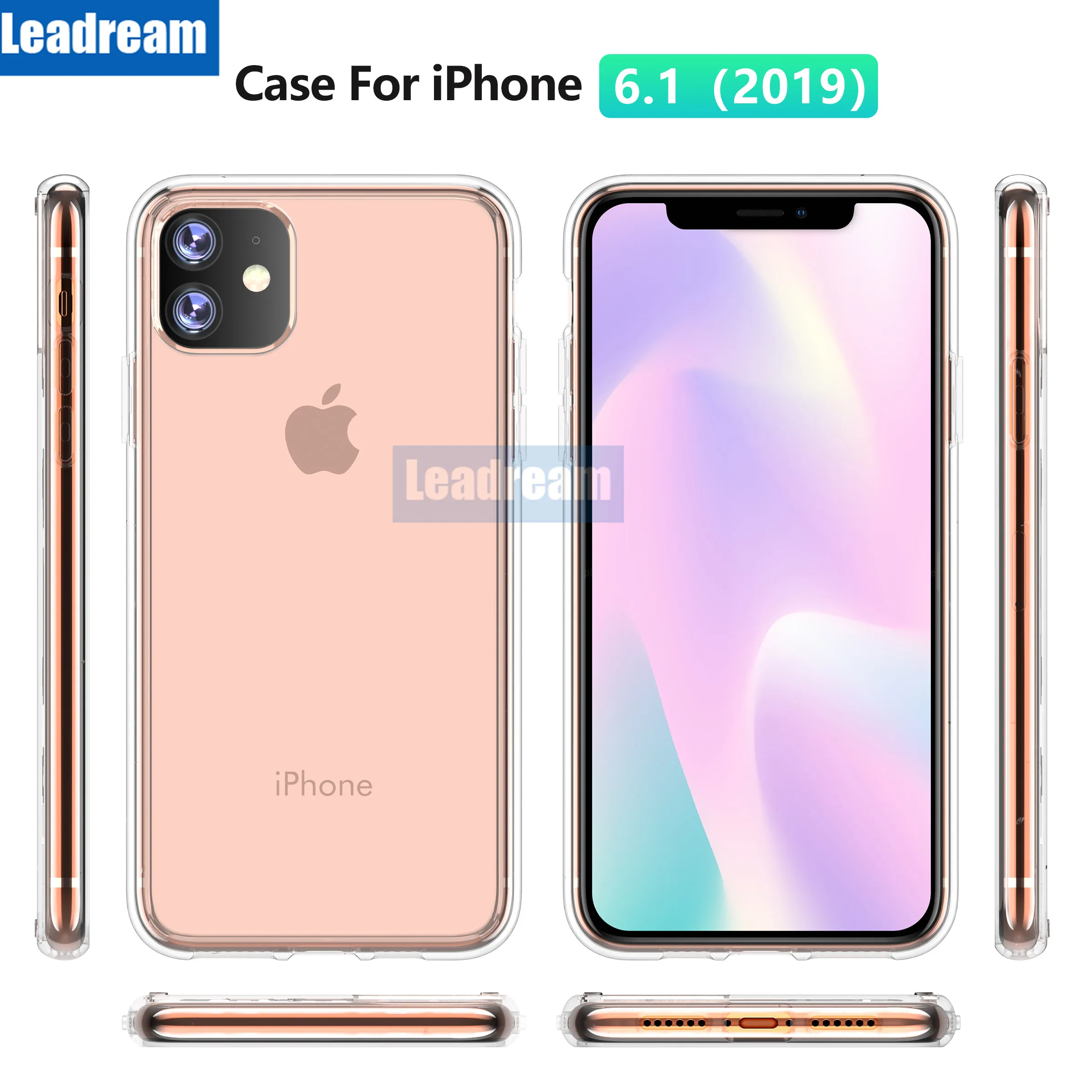 100 шт. водонепроницаемый ТПУ Жесткий ПК ударопрочный чехол для iPhone 11 Pro Max 6 6s 7 8 Plus X