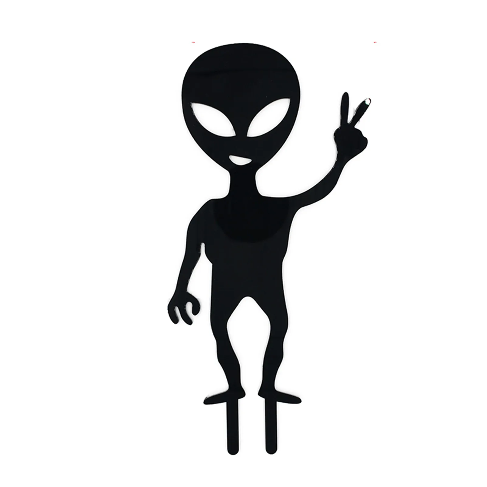 

Black ET Aliens Garden Outdoor Decoration Fence Yard Car Planet Man Gardening Jewelry LDF668