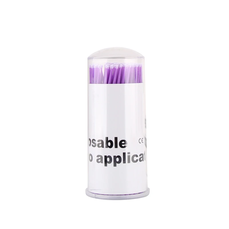 Hot Selling Disposable Portable Tube Makeup Brushes Individual Lash Removing Tools Swab Micro Eyelash Extension | Красота и здоровье