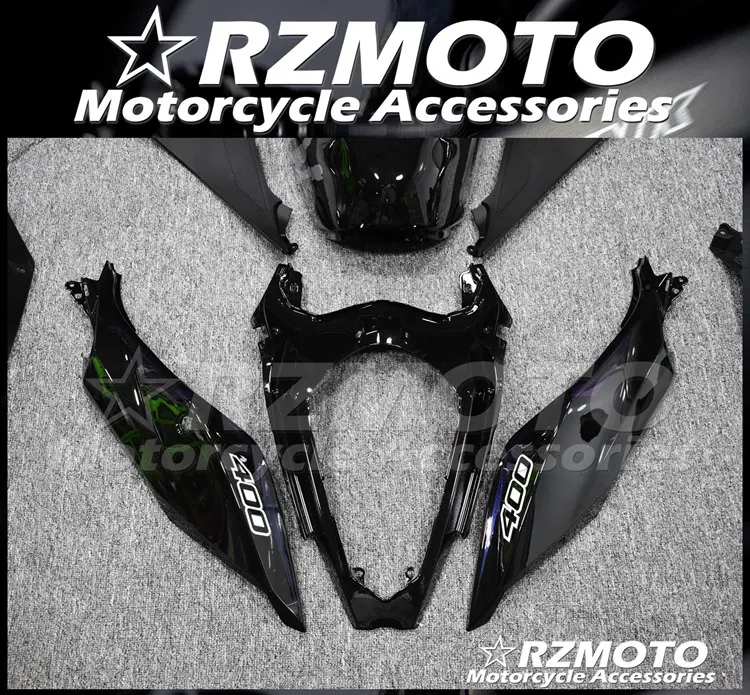 

New ABS Motorcycle Fairings Kit Fit for Kawasaki Ninja 400 2018 2019 2020 Ninja400 Custom Black Cool