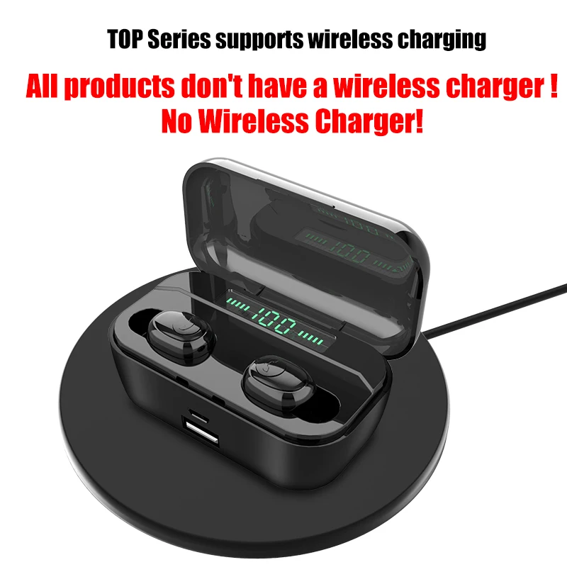 IPX7 водонепроницаемые Bluetooth наушники с микрофоном 8D стерео беспроводные