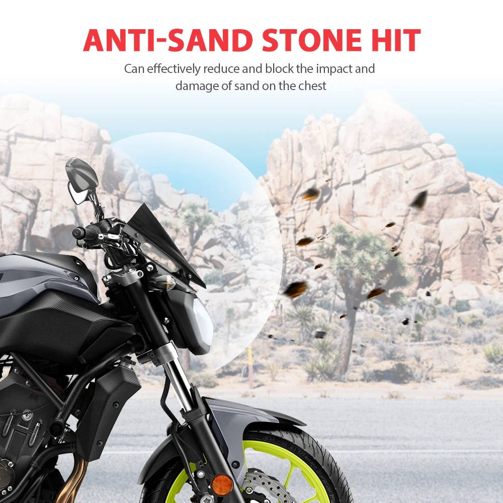 Ветровое стекло для YAMAHA MT 07 2017 лобовое MT07 MT-07 FZ07 2014 2015 2016 аксессуары мотоциклов |