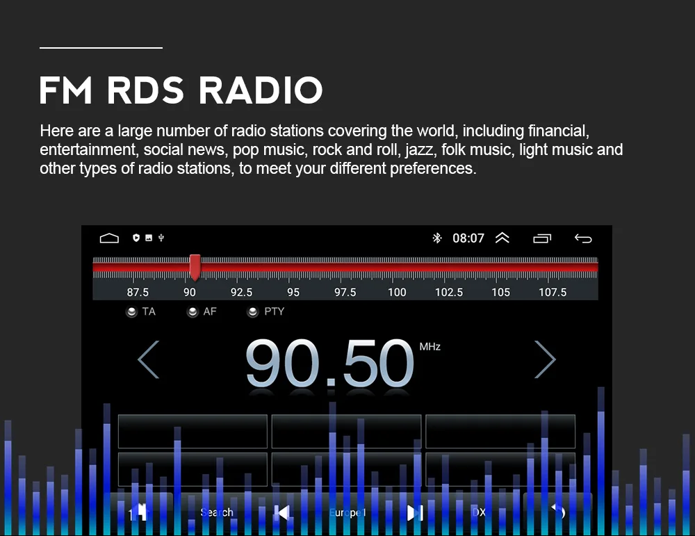 Автомобильное радио-мультимедиа с видеопроигрывателем Android 10 для Jeep Cherokee Compass Commander Wrangler 300C Dodge Caliber Liberty 2008 - 2011 и выше.