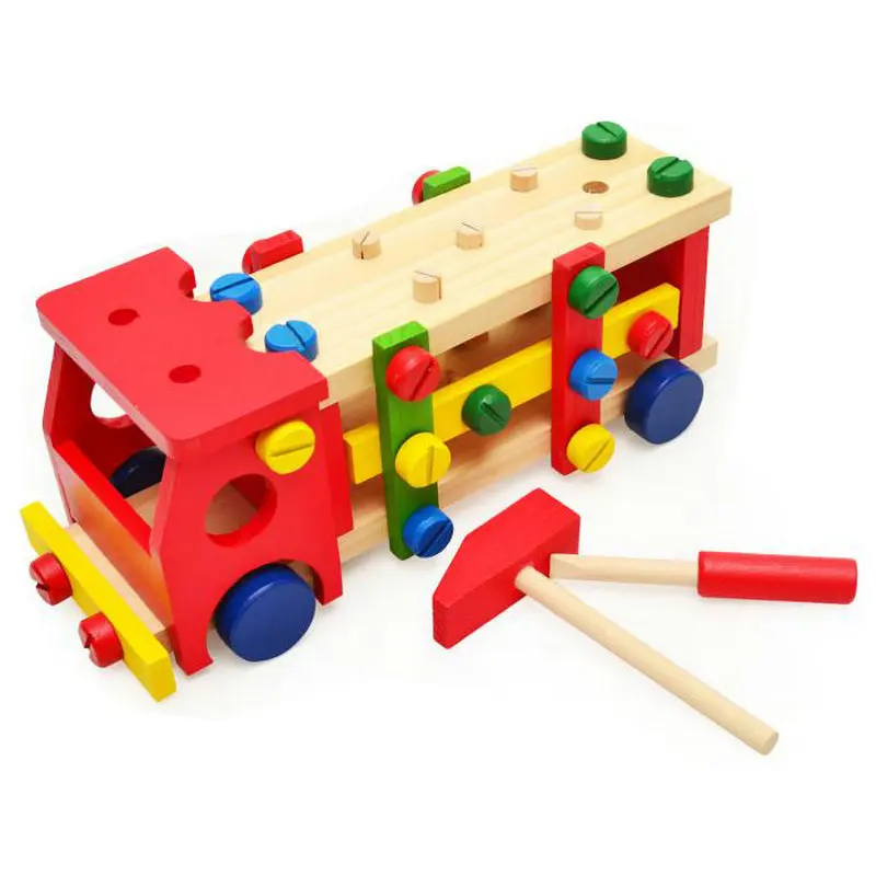 Детские деревянные игрушечные инструменты детский инструмент разборка