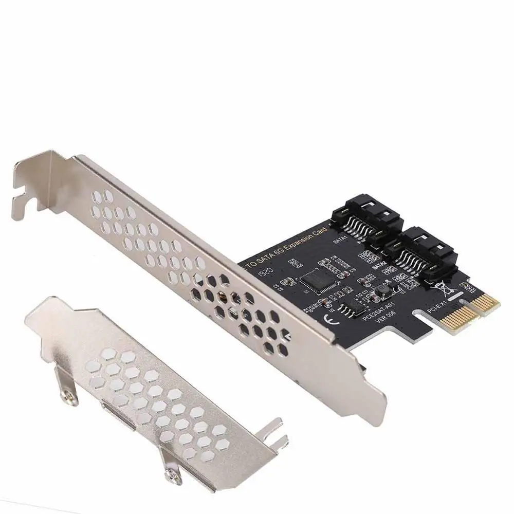 1X 4X 8X 16X PCI E карты Express на SATA 3 0 2 портовые III 6 Гбит/с расширительные платы адаптера