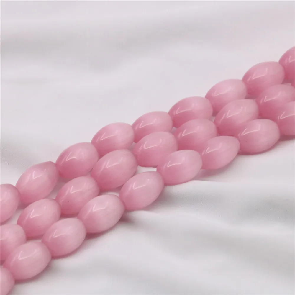 Горячая Распродажа прекрасный розовый опал камень бисер кошачьи глаза