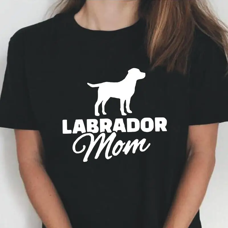 Футболка женская с коротким рукавом смешной лабораторный Лабрадор Ретривер