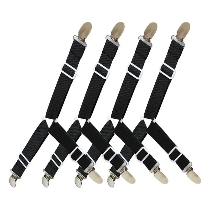 4 шт. застежки для простыни держатель крепеж зажим скатерти анти движение полоса