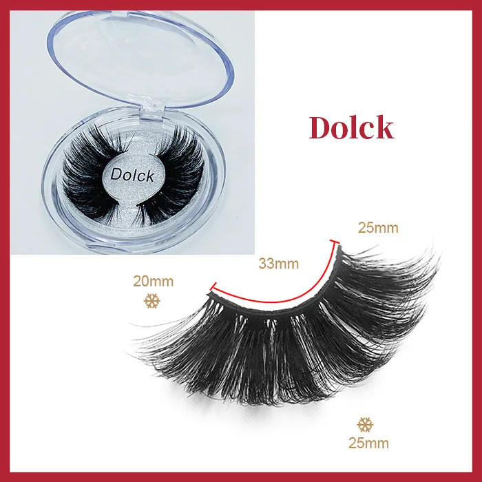 

1 Pair 5d Mink Hair False Eyelashes Natural 25mm Lashes Thick Eye Lashes Wispy Makeup Extention Tools 3D Mink Hair Volume Soft