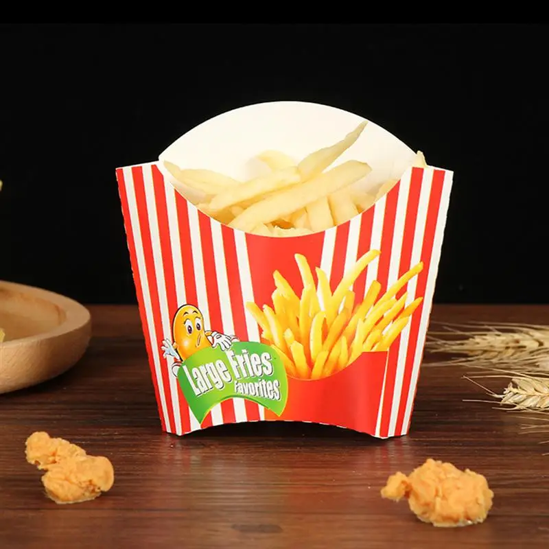 100 шт. бумажные контейнеры для закусок | Дом и сад