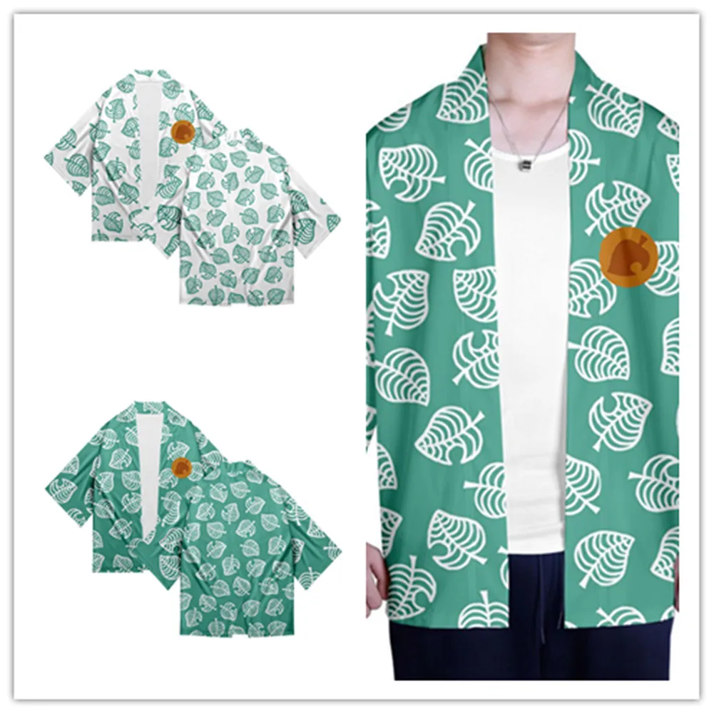 

Game Animal Cosplay Crossing Tom Nook TimmyTommy Cosplay Japanese Kimono Cardigan Summer Casual Tops Coat