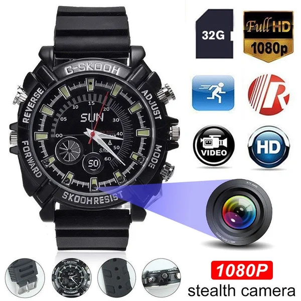 Full HD 1080P Video Recorder Mini Camera Watch with Cameras IR Night Vision Motion Detection Wireless Micro Camcorder Action Cam |